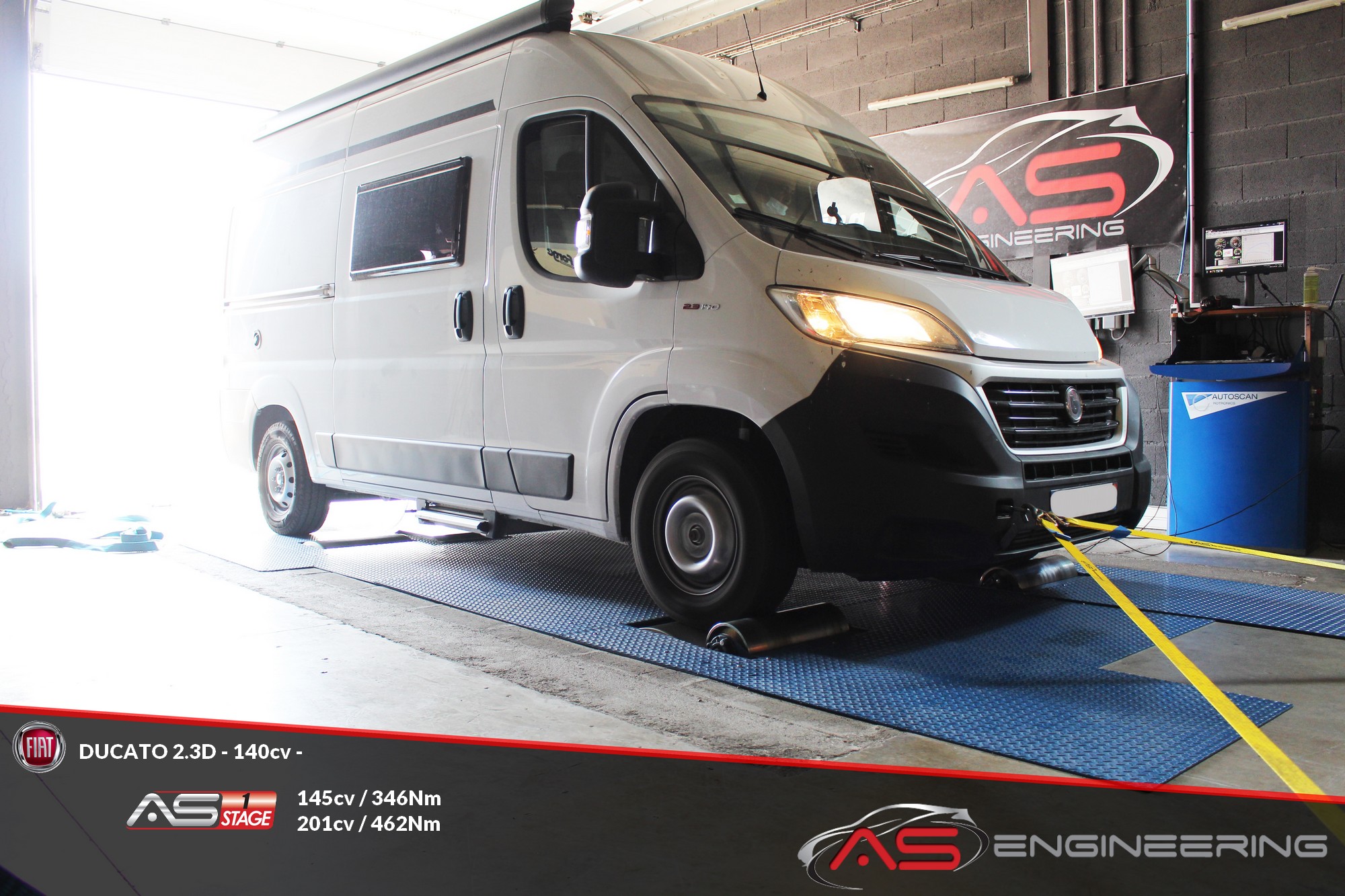 Reprogrammation Moteur Camping Car Fiat Ducato 2.3 D 140cv 2021 Toulouse