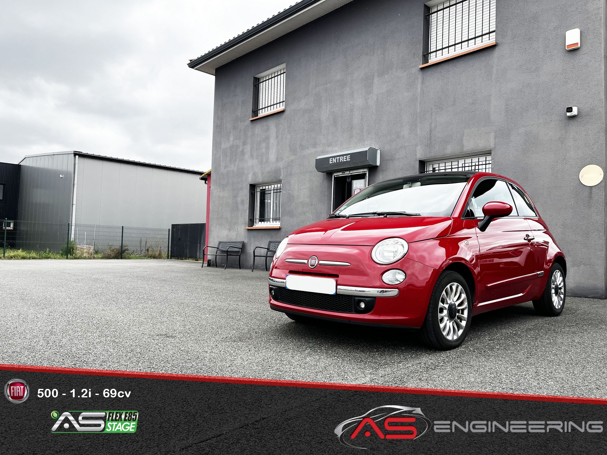 Conversion E85 FlexFuel Fiat 500 1.2i - 69cv