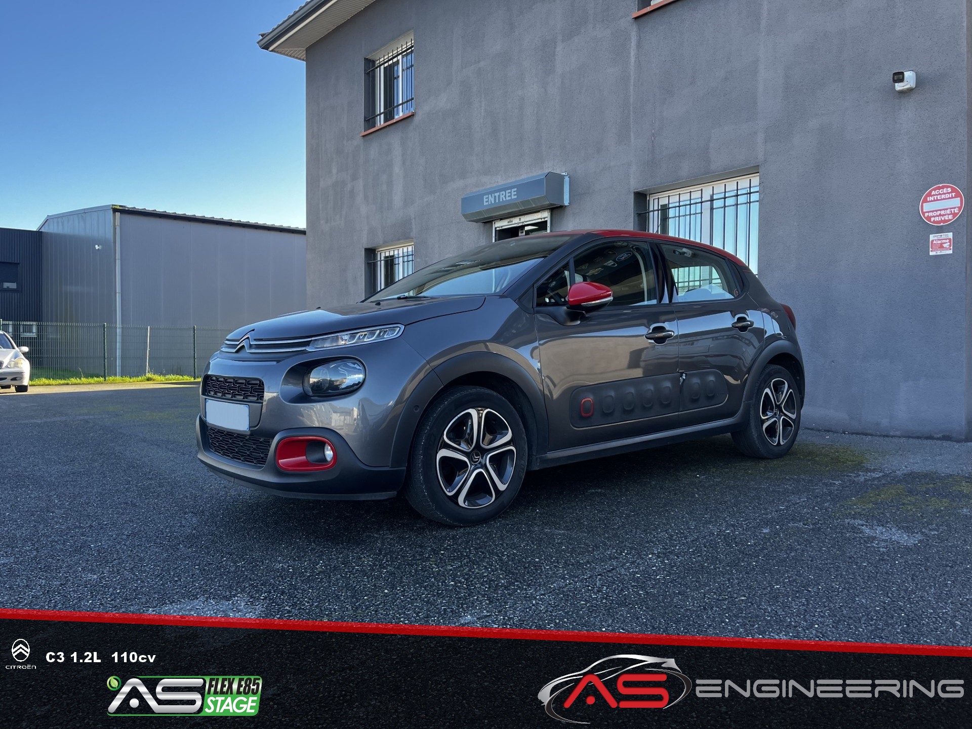 Conversion E85 Flex CITROEN C3 1.2i 110cv Ethanol - AS31, reprog moteur ...