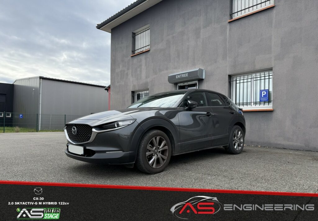 Conversion E85 Mazda CX-30 2.0 Skyactiv-G Flex-Fuel à Toulouse chez Autosport31