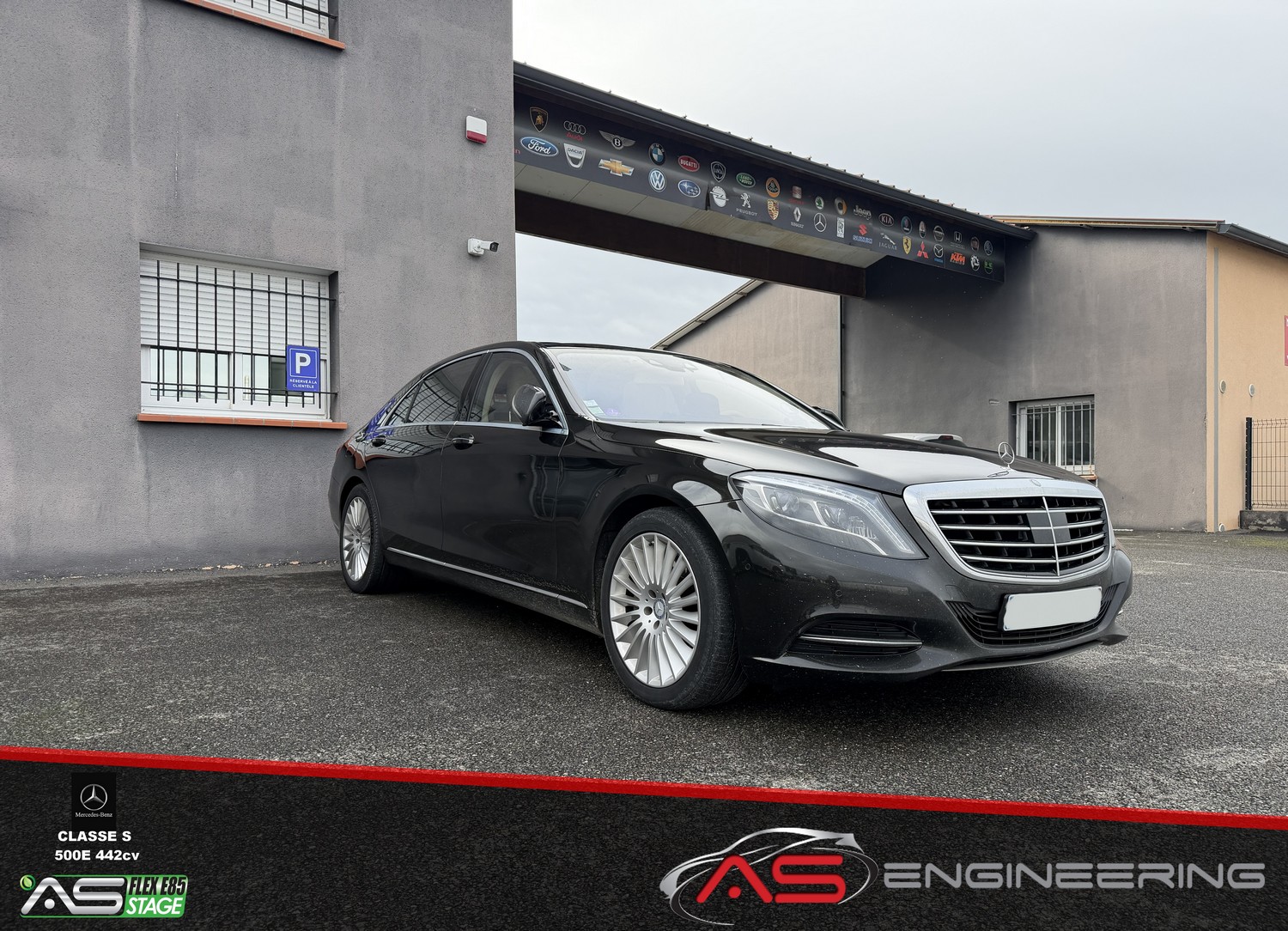 Conversion E85 Mercedes Classe S 500E Hybrid 442cv — Autosport31 Toulouse
