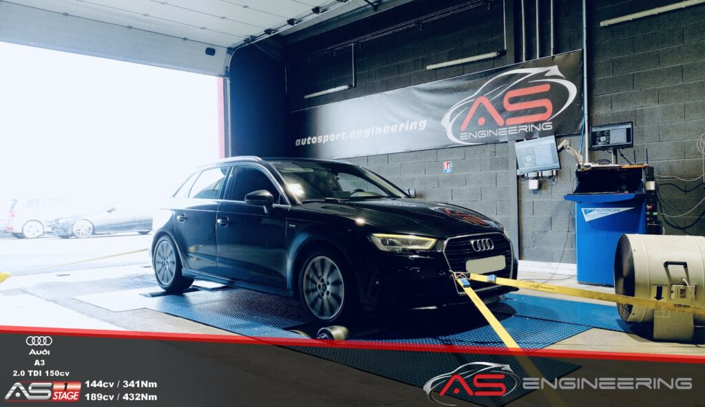 Reprogrammation Moteur Audi A3 2.0 TDI Stage 1 à Toulouse – Autosport31