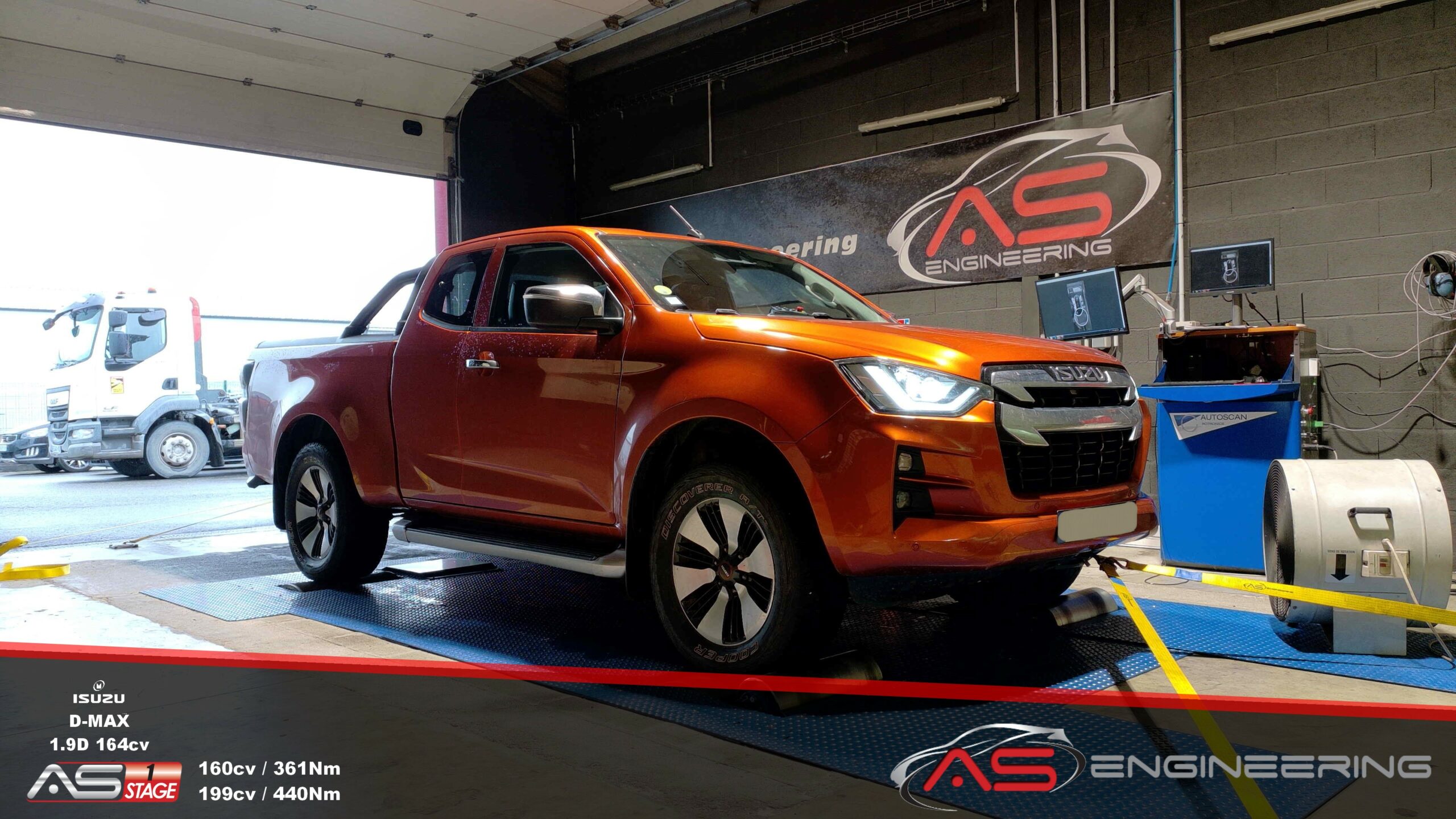 Reprogrammation moteur Stage 1 ISUZU D-MAX 1.9D à Toulouse chez Autosport31